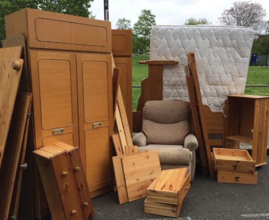 Junk furniture pickup in Charlottesville
