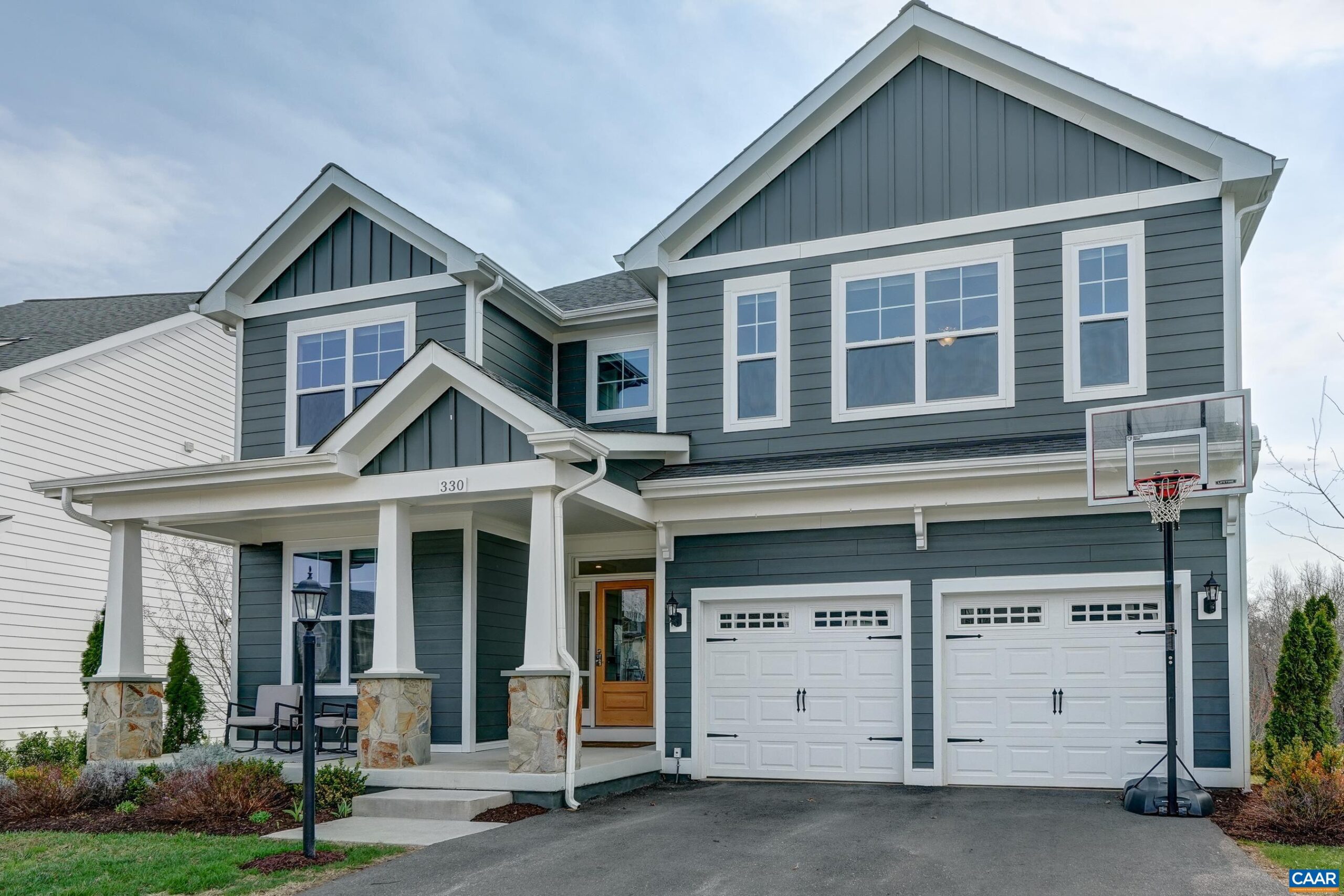 Modern residential home in Crozet, Virginia, served by local junk removal professionals.